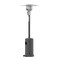 Merrick Lane Stainless Steel 7.5' Tall 40,000 BTU Outdoor Propane Patio Heater with Wheels